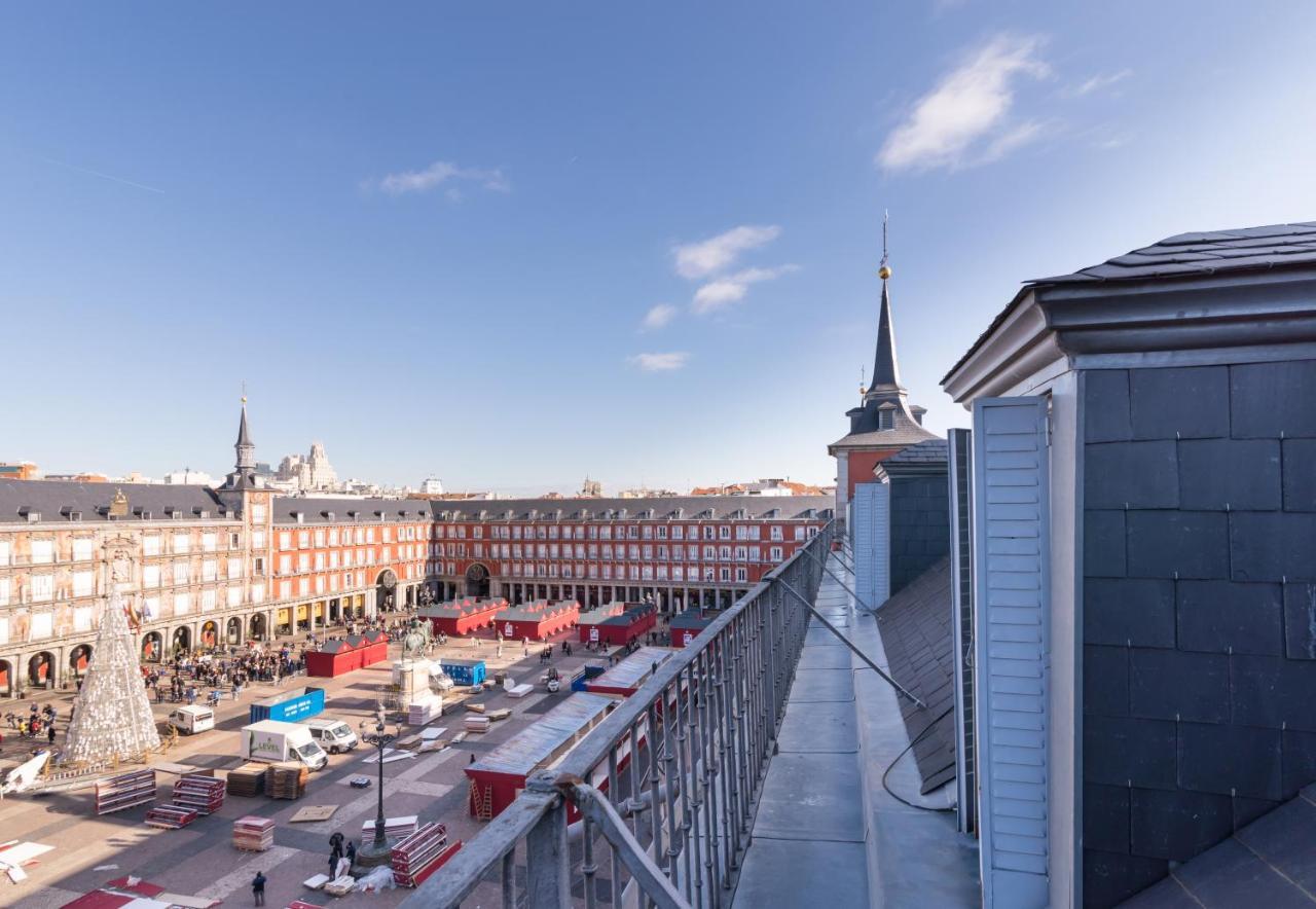 Historic Penthouse Plaza Mayor In Madrid Esterno foto