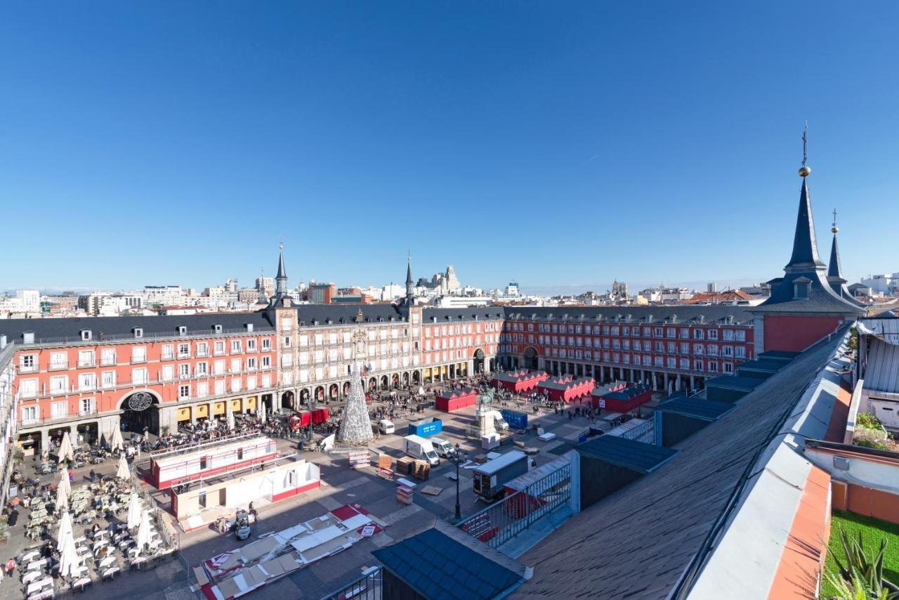 Historic Penthouse Plaza Mayor In Madrid Esterno foto