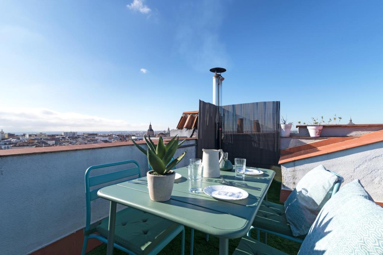 Historic Penthouse Plaza Mayor In Madrid Esterno foto